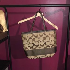 Coach Vintage Monogram Canvas Tote